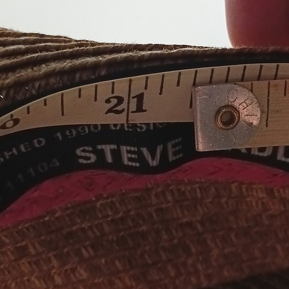 STEVE Madden Big Floppy Sun Hat Woven Paper Yarn - Picture 5 of 5